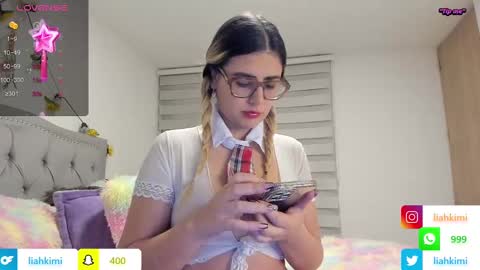 Snapshot of liahkimi chatting on 01/21/25, 03:26 Lia online show from 01/21/25, 03:26