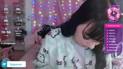 Snapshot of lilygracexoxo chatting on 01/18/26, 10:57 Lily Grace online show from 01/18/26, 10:57