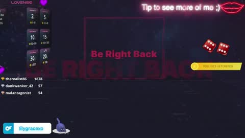 Snapshot of lilygracexoxo chatting on 06/14/26, 02:24 Lily Grace online show from 06/14/26, 02:24