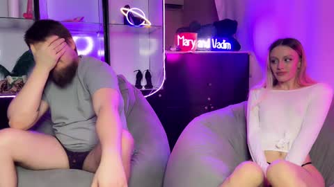 Snapshot of mary_and_vadim chatting on 02/16/25, 02:31 Maria and Vadim online show from 02/16/25, 02:31