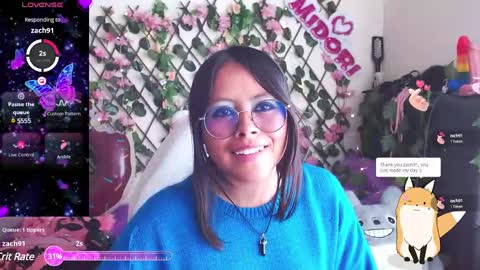 Snapshot of midoriquinn chatting on 01/22/25, 06:31 Midori 7u7 online show from 01/22/25, 06:31