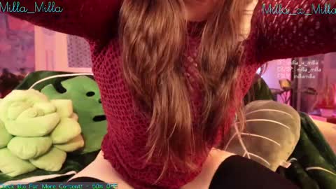 Snapshot of milla_milla chatting on 02/18/25, 07:54 milla_milla online show from 02/18/25, 07:54