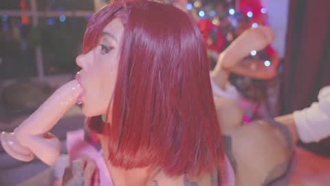 Snapshot of nekyra_san chatting on 12/21/24, 03:36 Mely Birthday party saturday night BYO online show from 12/21/24, 03:36