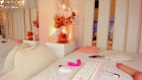 Snapshot of nicolemorelli2 chatting on 10/27/25, 11:58 Andrea give it a thumbs up please its important online show from 10/27/25, 11:58