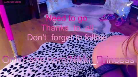 Snapshot of nikkiprincess chatting on 03/05/25, 08:21 Schedule IN BIO online show from 03/05/25, 08:21