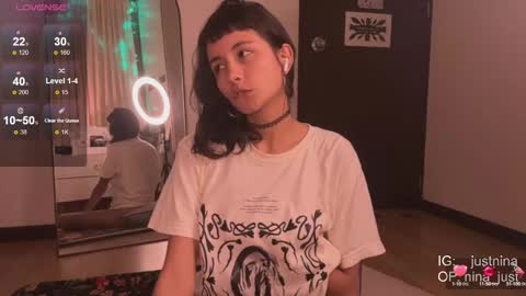 Snapshot of nina_just chatting on 01/07/25, 12:55 Nina. online show from 01/07/25, 12:55