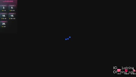 Snapshot of nina_just chatting on 02/09/25, 10:21 Nina. online show from 02/09/25, 10:21