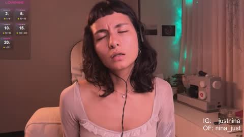 Snapshot of nina_just chatting on 02/22/25, 01:11 Nina. online show from 02/22/25, 01:11