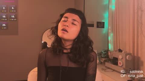 Snapshot of nina_just chatting on 02/24/25, 12:30 Nina. online show from 02/24/25, 12:30