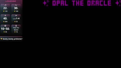 Snapshot of opaltheoracle chatting on 06/16/26, 04:37 Opal online show from 06/16/26, 04:37