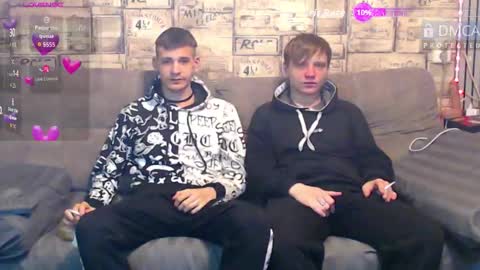 Max tall dark-haired guy with tattoos and Phil blond-haired online show from 03/16/26, 02:06