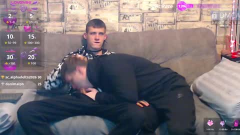 Max tall dark-haired guy with tattoos and Phil blond-haired online show from 03/23/26, 01:53