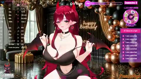 Snapshot of passionyx chatting on 06/29/26, 02:40 Succubus Nyx online show from 06/29/26, 02:40