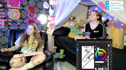 ArtsyHeartsyy online show from 01/30/25, 05:30