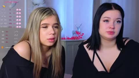 Lora black  and Lili blonde welcome you here online show from 02/23/25, 08:49