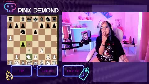 Snapshot of pinkk_demon chatting on 06/27/26, 02:23 PINKK online show from 06/27/26, 02:23