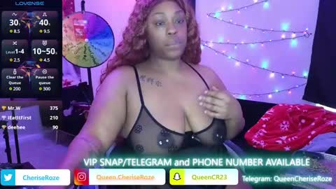 Queen Cherise Roze online show from 12/29/24, 06:05