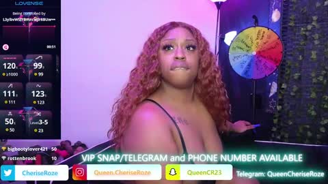 Queen Cherise Roze online show from 01/10/25, 09:31