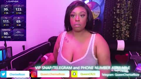 Queen Cherise Roze online show from 02/09/25, 11:15