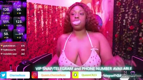 Queen Cherise Roze online show from 03/09/25, 05:44