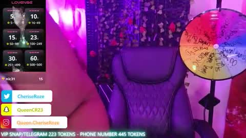 Queen Cherise Roze online show from 11/23/25, 01:05