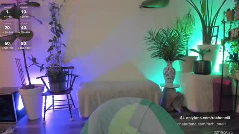 Snapshot of rach_oneill chatting on 02/20/25, 01:03 Rach ONeill online show from 02/20/25, 01:03