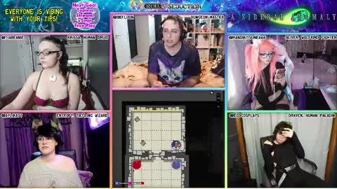 Snapshot of rollseduction chatting on 05/19/26, 11:55 Roll For Seduction online show from 05/19/26, 11:55