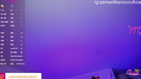 Samatha online show from 06/20/26, 02:36