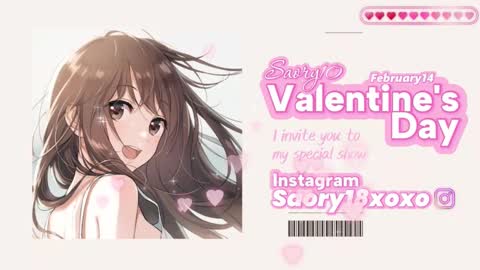 Snapshot of saory10 chatting on 02/15/25, 09:27 S A O R Y 3 online show from 02/15/25, 09:27