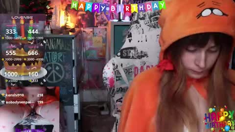 Snapshot of shirayuki_hime chatting on 02/20/25, 02:57 Im Lilu Rosenblum Guys I have ----Ill be glad to see you there online show from 02/20/25, 02:57