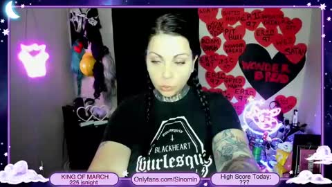 Snapshot of sinominx chatting on 03/11/25, 12:44 Sinomin online show from 03/11/25, 12:44