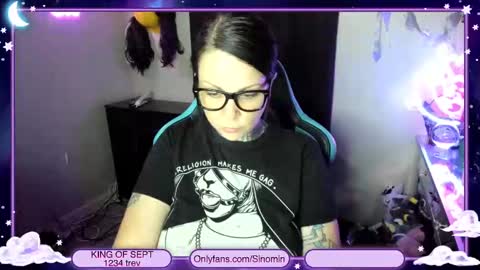 Snapshot of sinominx chatting on 09/25/25, 03:54 Sinomin online show from 09/25/25, 03:54