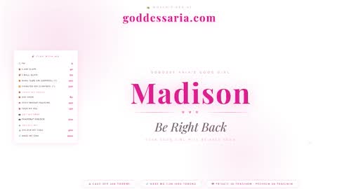 sissymaddieee online show from 03/08/26, 12:31