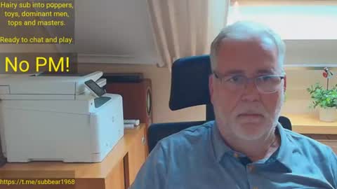 Snapshot of subbear1968 chatting on 07/07/26, 10:19 subbear1968 online show from 07/07/26, 10:19