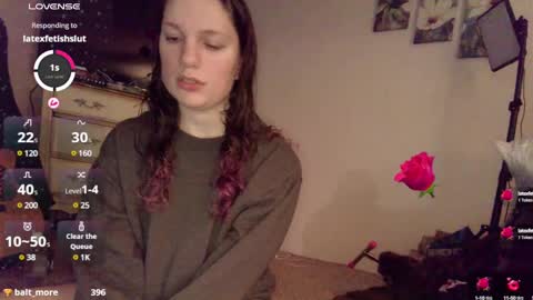 Snapshot of sufferbunny chatting on 02/15/25, 06:12 Nikki Sabel online show from 02/15/25, 06:12