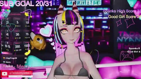 Tadako Nyanko online show from 12/18/25, 03:12