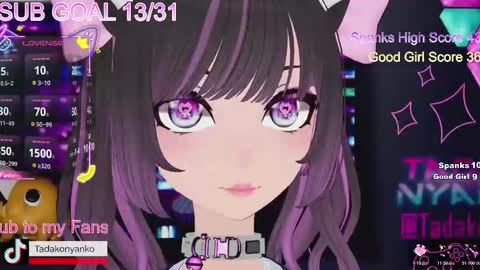 Tadako Nyanko online show from 03/14/26, 08:14