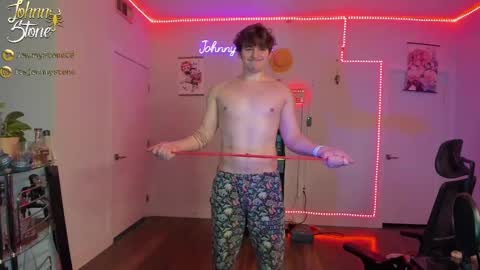 Snapshot of thejohnnystone chatting on 02/23/25, 01:24 Johnny Stone online show from 02/23/25, 01:24