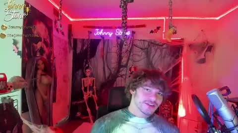 Snapshot of thejohnnystone chatting on 10/14/25, 12:11 Johnny Stone online show from 10/14/25, 12:11