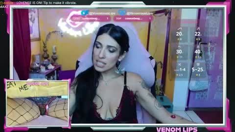 Snapshot of venomouslips chatting on 02/19/26, 01:18 VenomLips online show from 02/19/26, 01:18