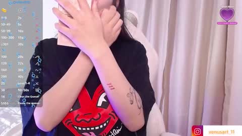 Snapshot of venus_art11 chatting on 01/20/25, 02:11 venus_art11 online show from 01/20/25, 02:11