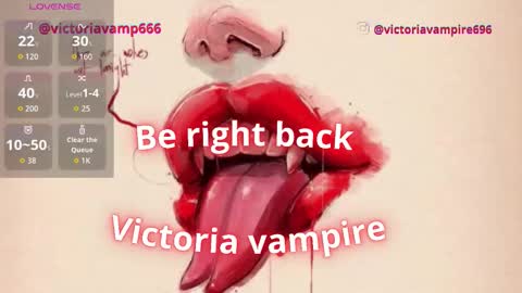 Victoria Vampire online show from 12/23/25, 01:14