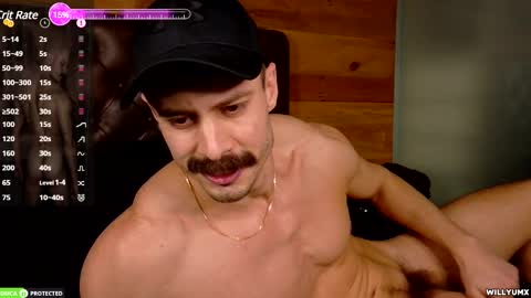 Snapshot of willyumx chatting on 02/15/25, 01:21 William Miguel online show from 02/15/25, 01:21