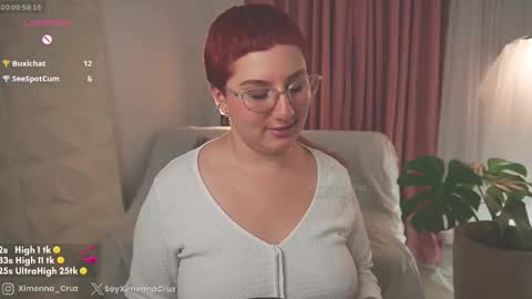 Snapshot of ximenna_cruz_ chatting on 02/27/25, 01:59 Xime Independent Artist online show from 02/27/25, 01:59