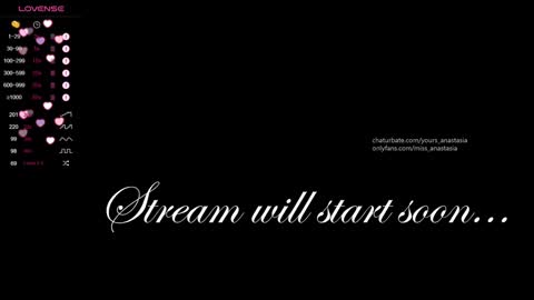 Snapshot of yours_anastasia chatting on 01/03/25, 09:36 Anastasia online show from 01/03/25, 09:36