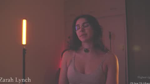 Snapshot of zarahlynch chatting on 02/18/26, 02:18 Miss Lynch Next show 2911 online show from 02/18/26, 02:18