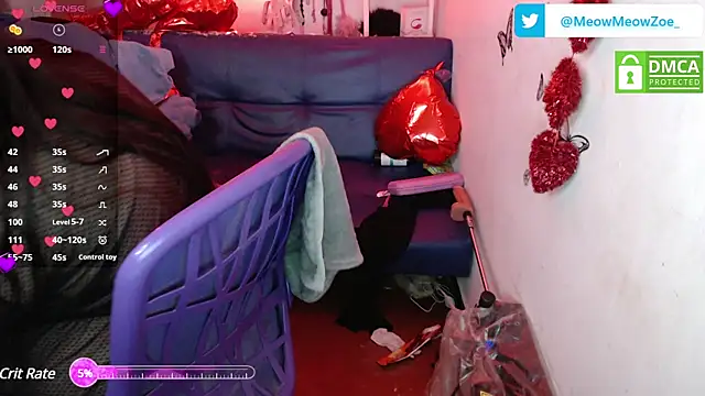 MeowMeowZoe online show from 02/20/25, 09:22