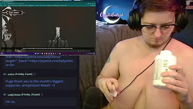CryptidIndrid online show from 01/01/25, 10:24