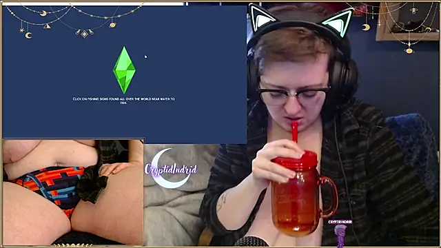 CryptidIndrid online show from 03/12/25, 01:25