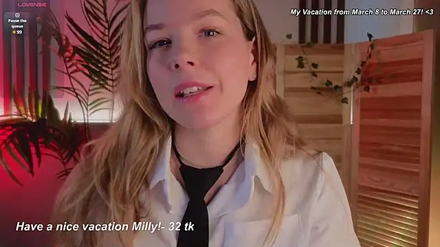 milly shy online show from 03/07/25, 08:23